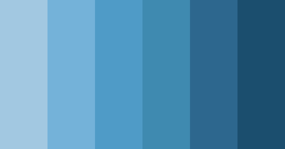 Download azure serenity color palette PNG image (landscape)
