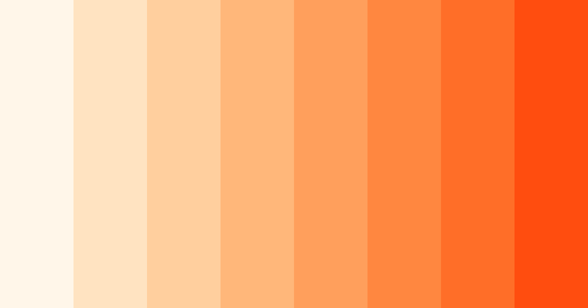 Download peach sunset color palette PNG image (landscape)