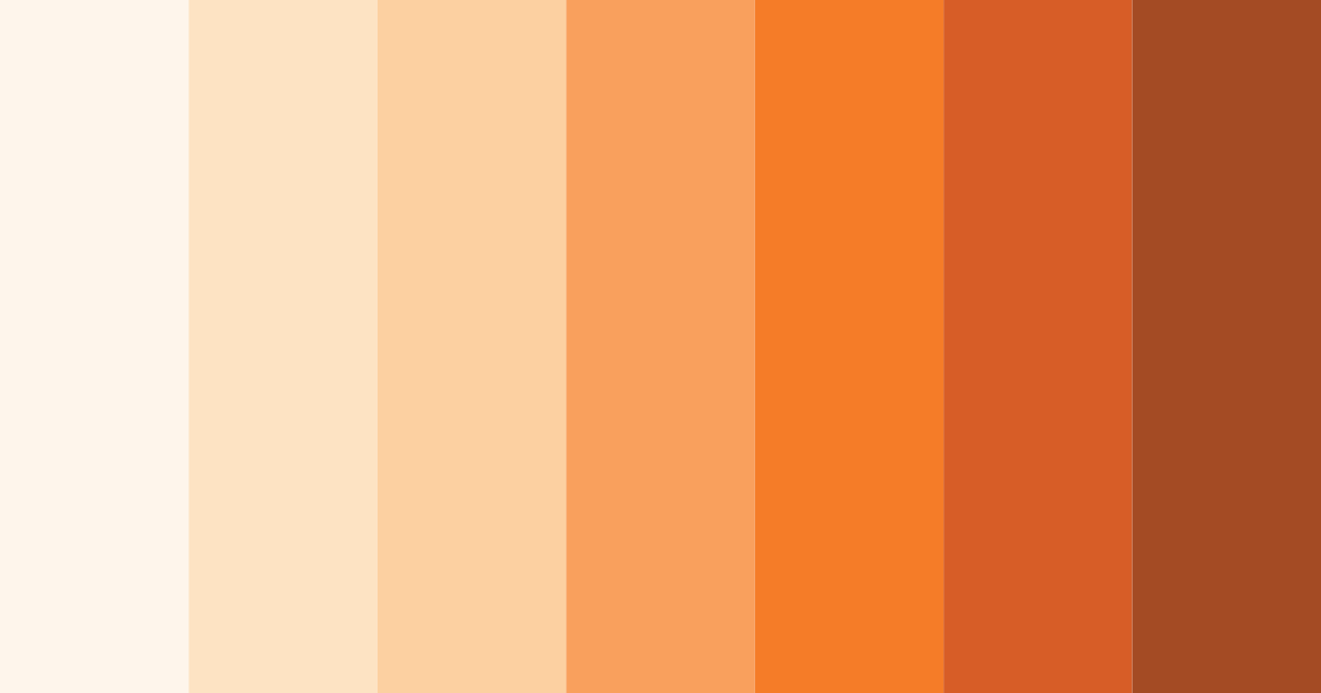 Download peach sunset color palette PNG image (landscape)
