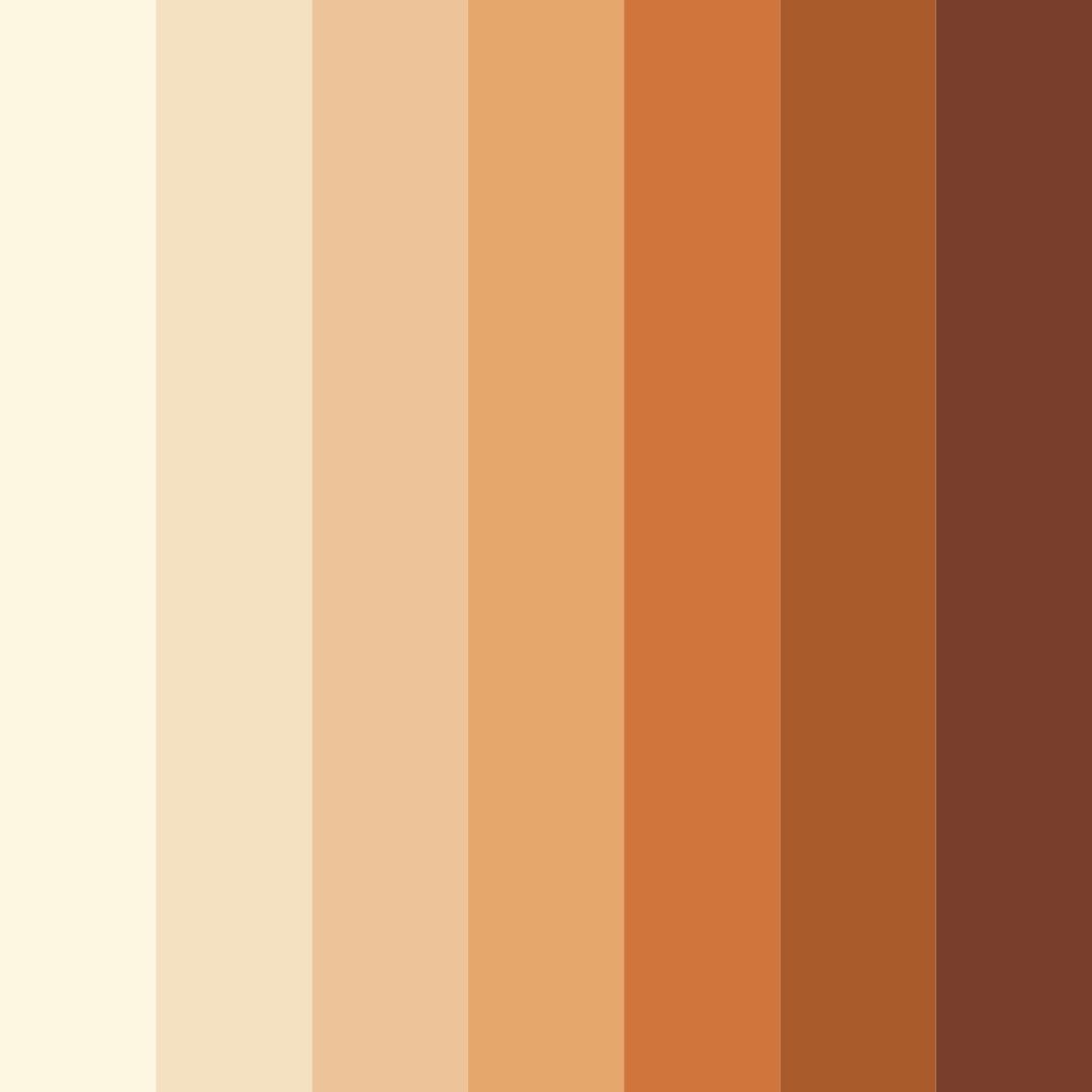 Download sunset dreams color palette PNG image (square)