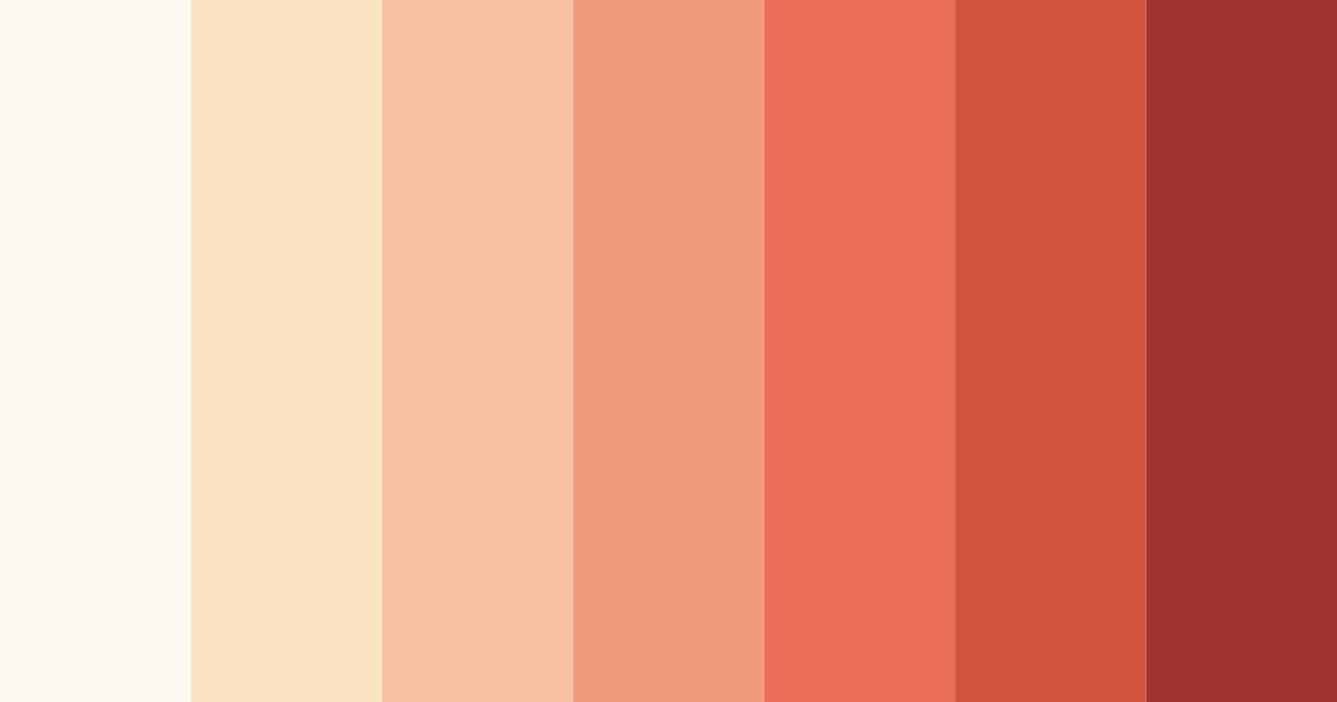 Download soft coral color palette PNG image (landscape)