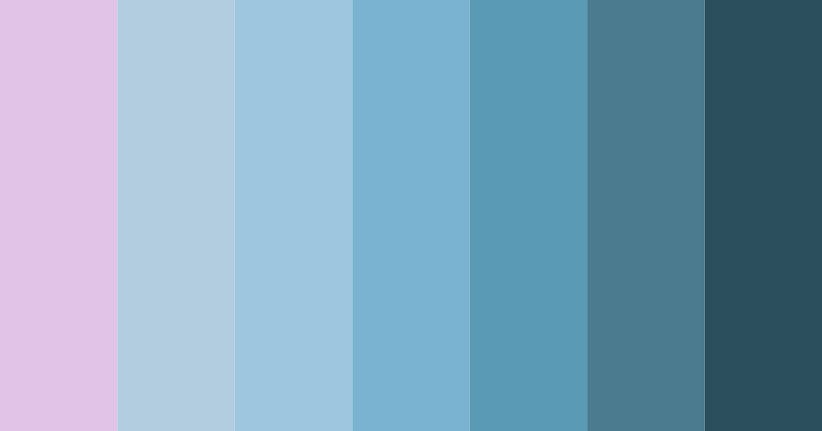 Download serene twilight color palette PNG image (landscape)