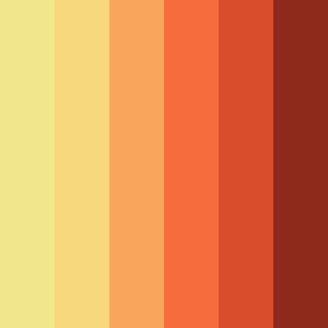 Download sunset ember color palette PNG image (square)