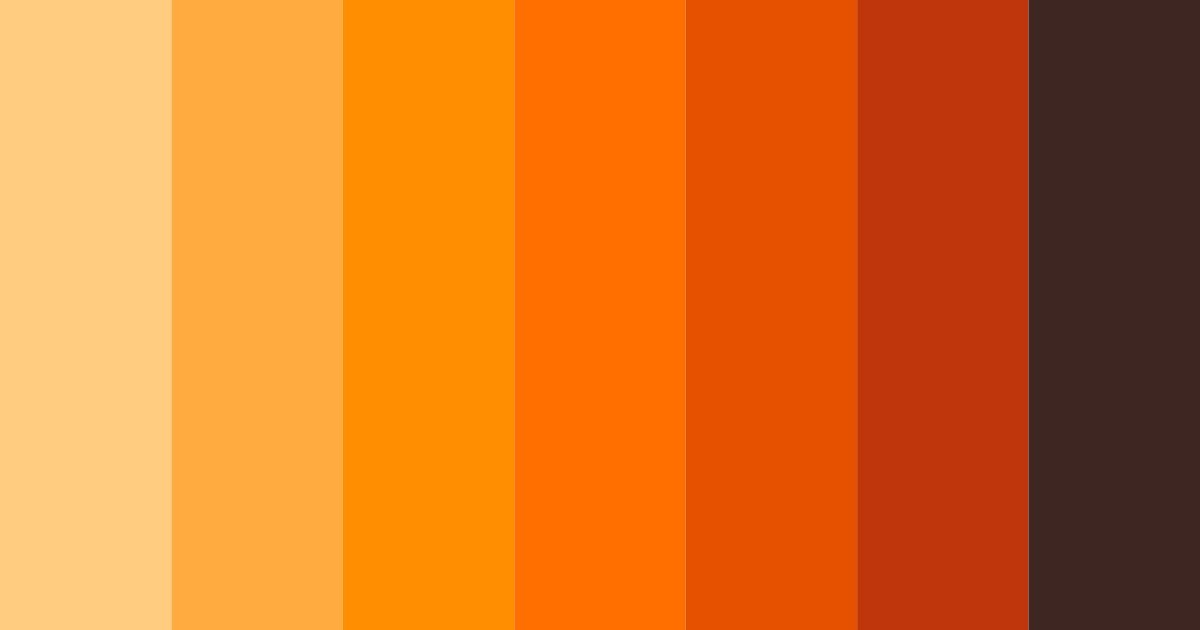 Download black orange sunset color palette PNG image (landscape)