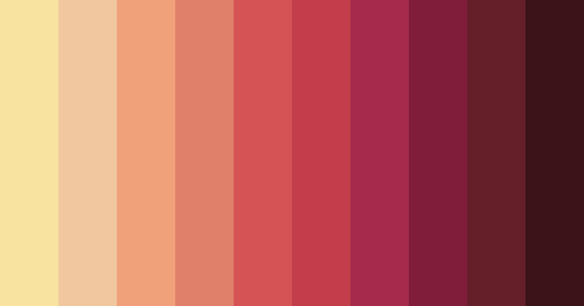 Download crimson dawn color palette PNG image (landscape)