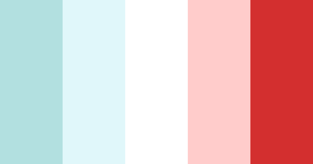 Download teal sunset color palette PNG image (landscape)