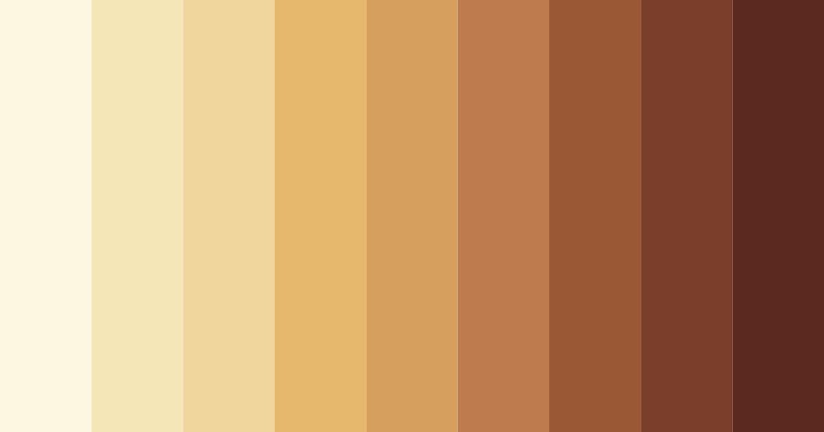 Download warm brown color palette PNG image (landscape)