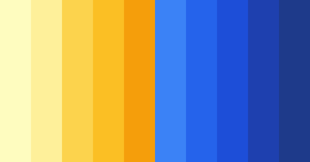 Download sunny blue color palette PNG image (landscape)