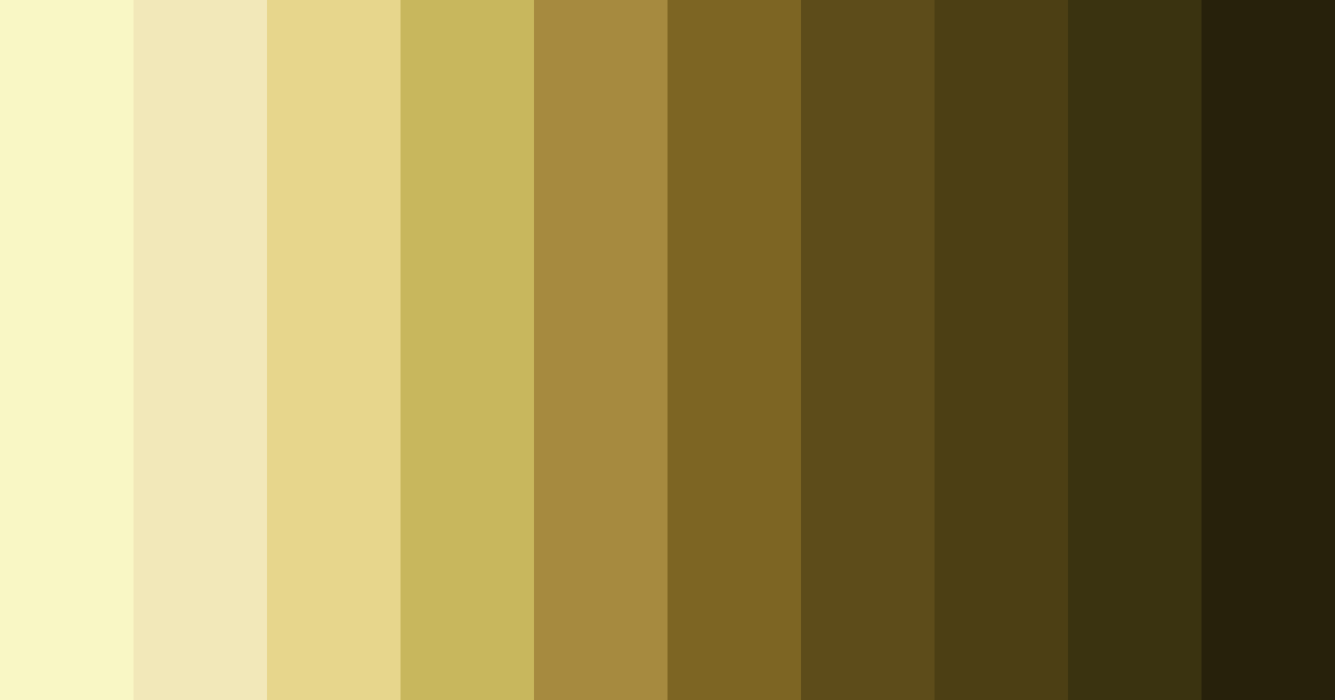 Download shades of brown color palette PNG image (landscape)