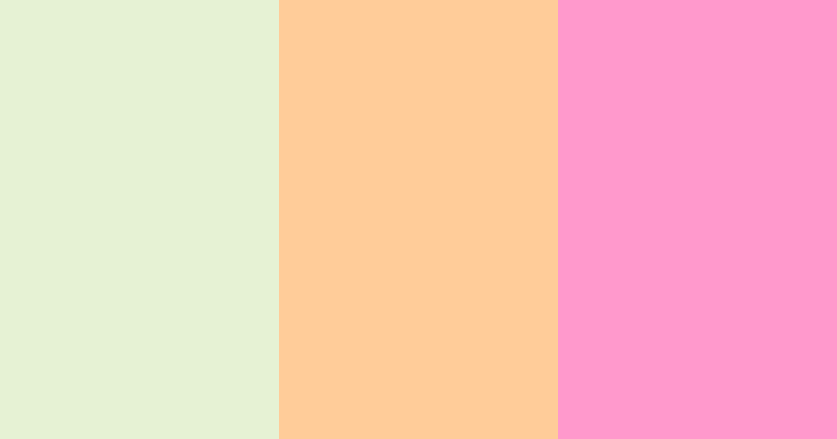 Download spring sorbet color palette PNG image (landscape)