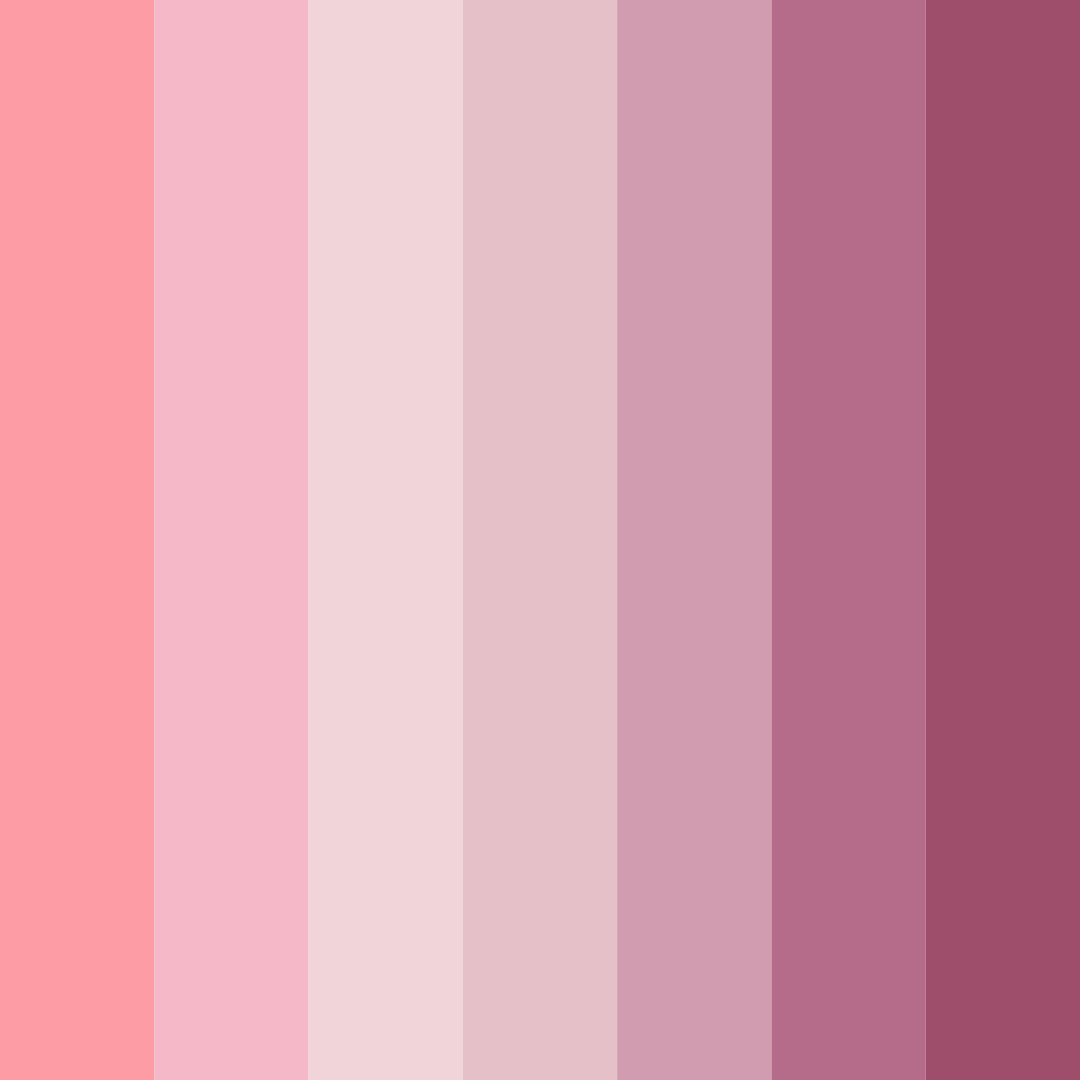 Download blushing boudoir color palette PNG image (square)