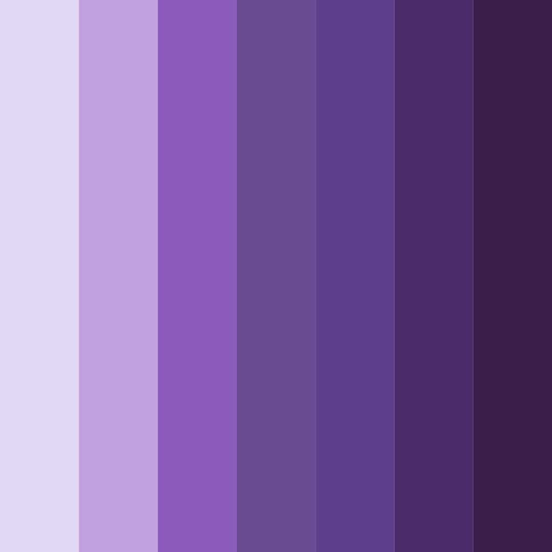 Download ethereal twilight color palette PNG image (square)