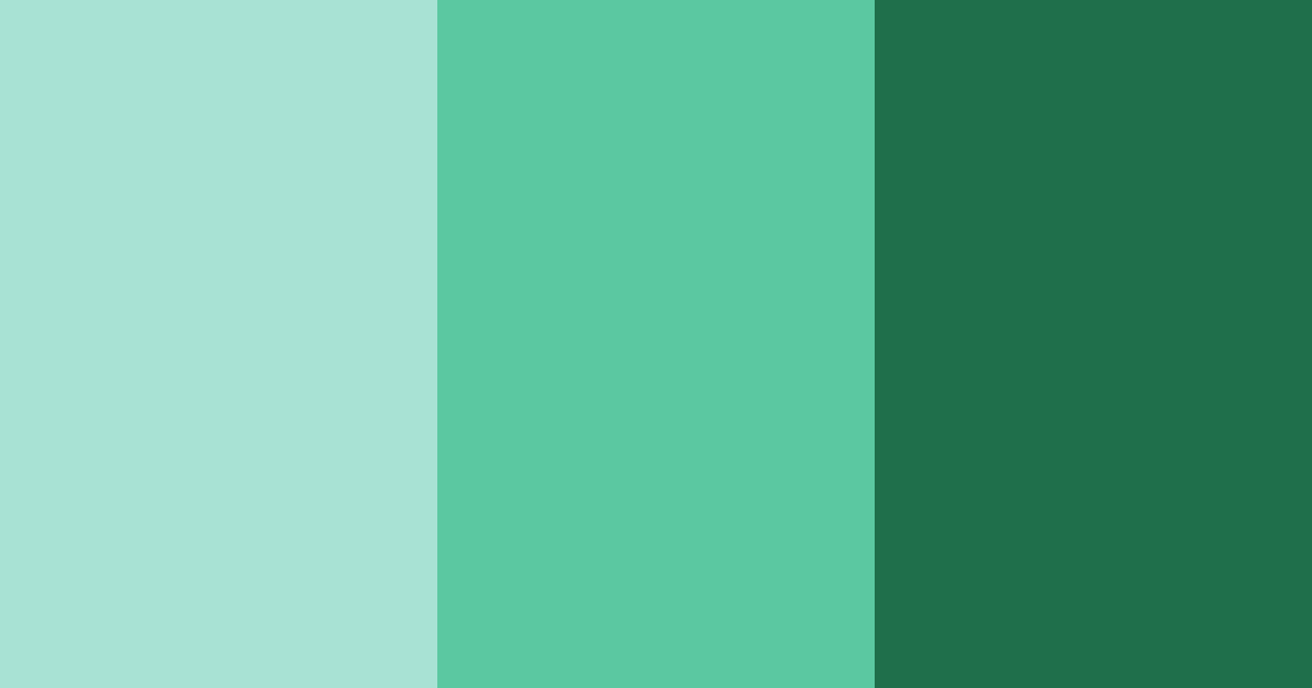 Download emerald waves color palette PNG image (landscape)