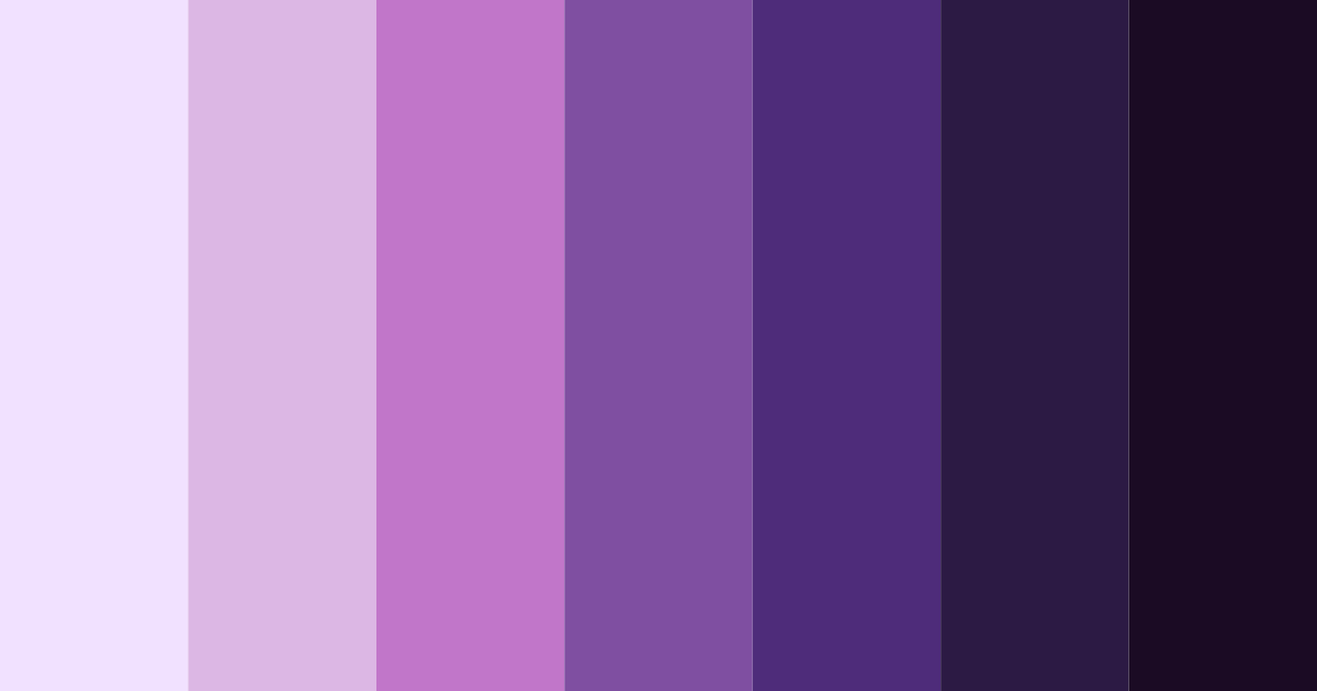 Download purple flowers color palette PNG image (landscape)