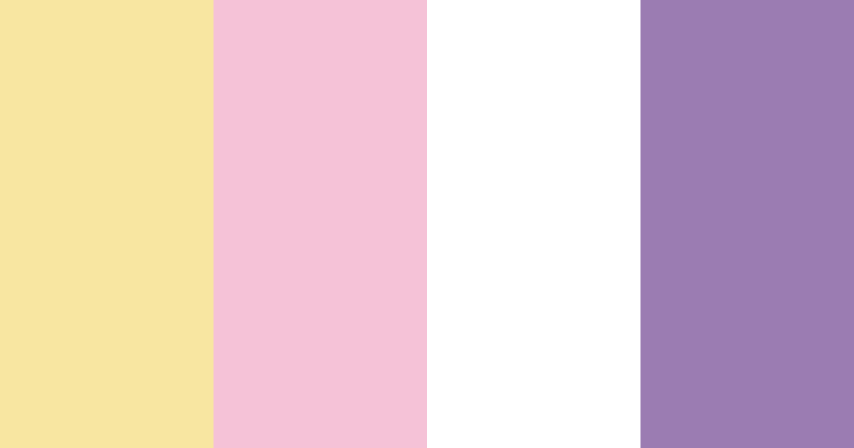 Download whimsical bloom color palette PNG image (landscape)