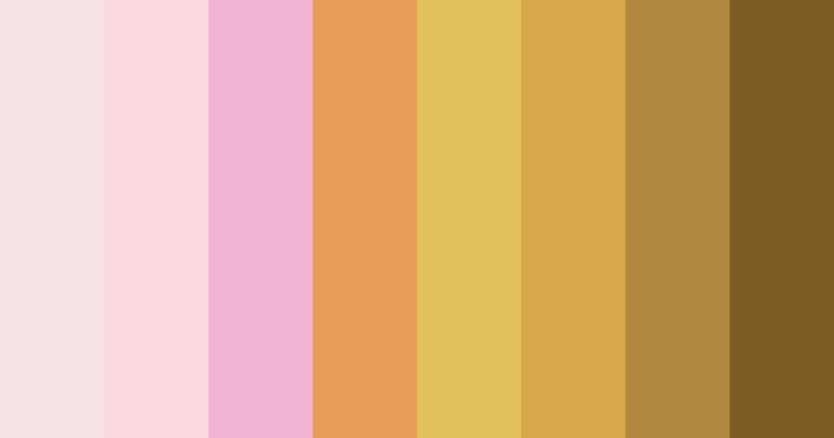 Download primrose dreams color palette PNG image (landscape)