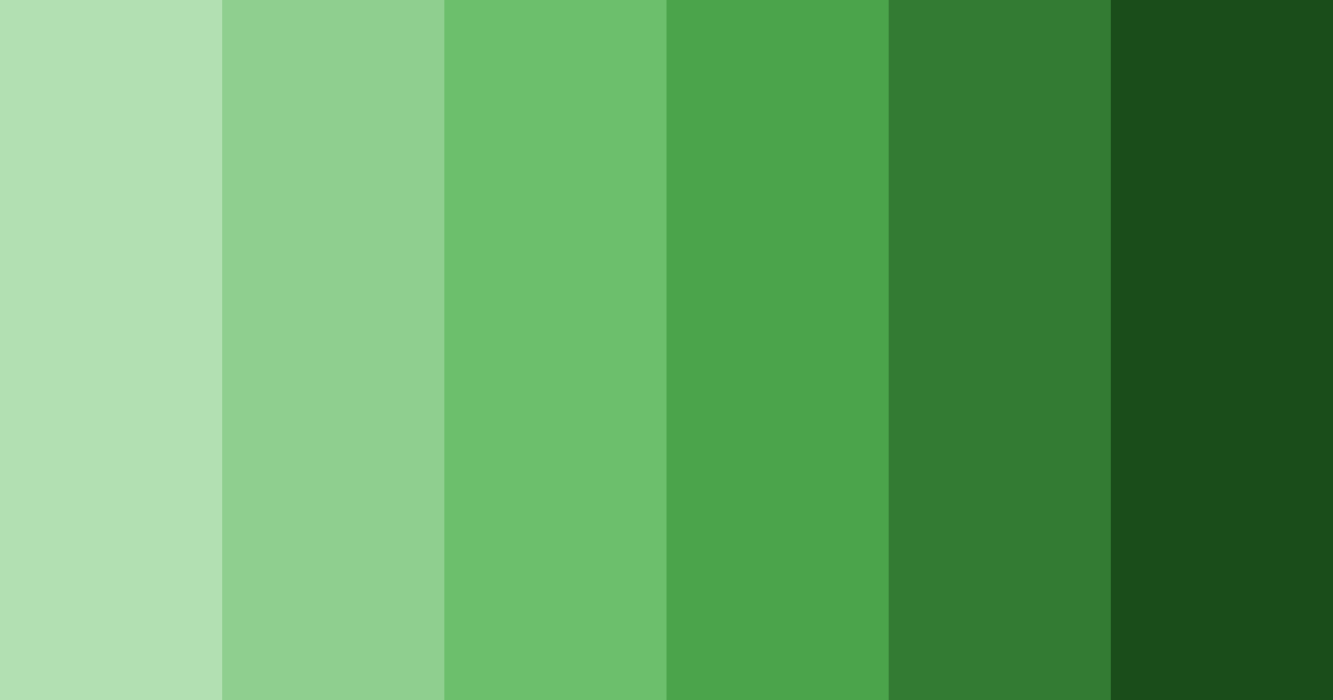 Download emerald canopy color palette PNG image (landscape)