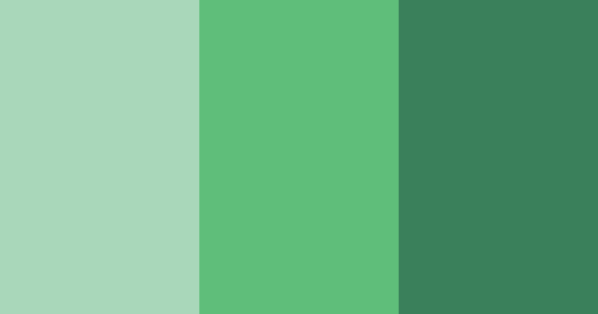 Download nordic greenery color palette PNG image (landscape)