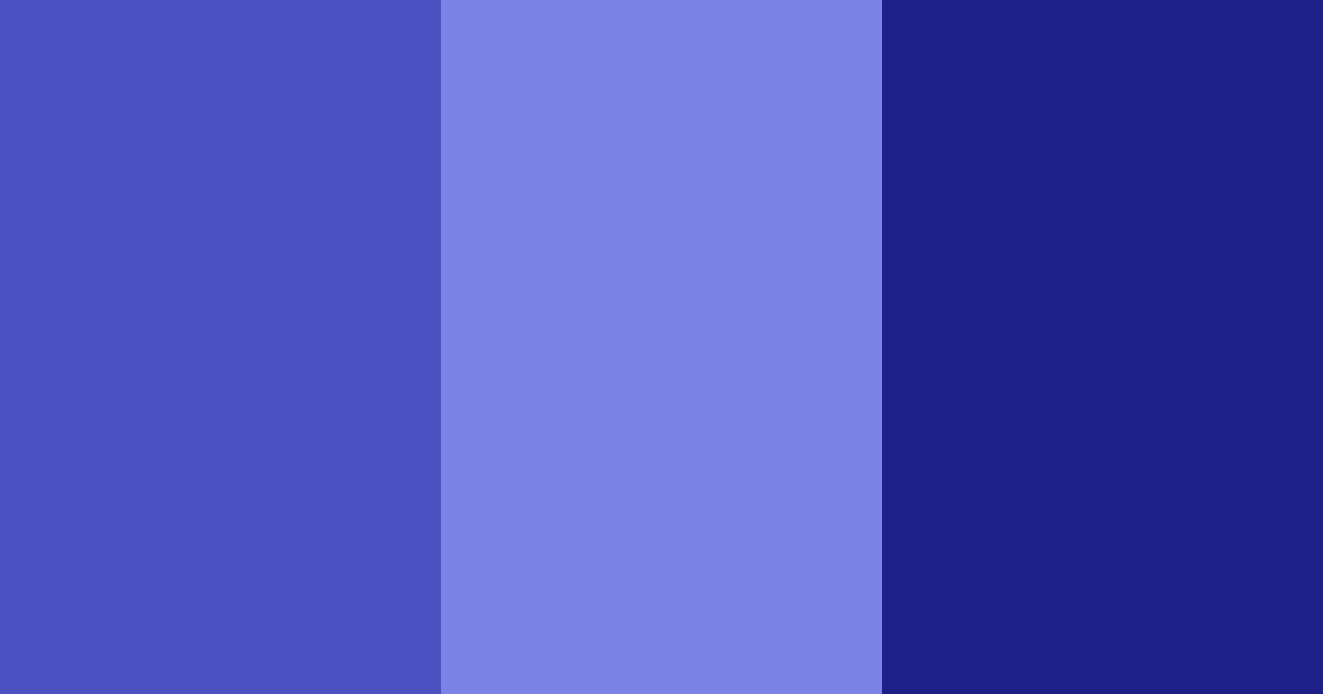 Download deep blue dream color palette PNG image (landscape)