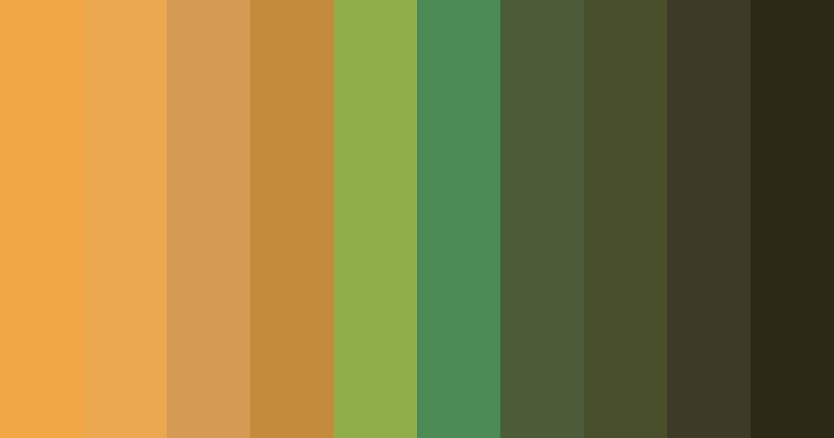 Download autumn's embrace color palette PNG image (landscape)
