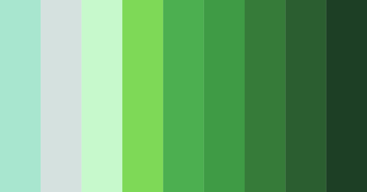 Download verdant symphony color palette PNG image (landscape)