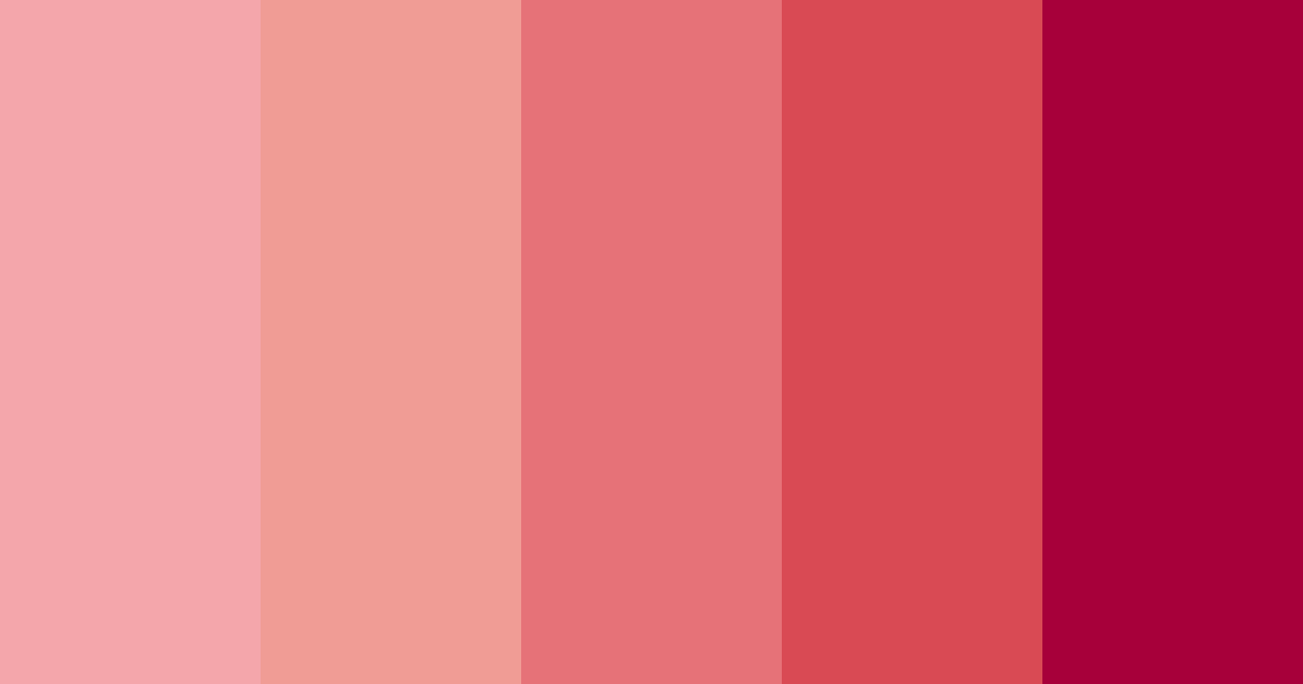 Download blushing crimson dream color palette PNG image (landscape)