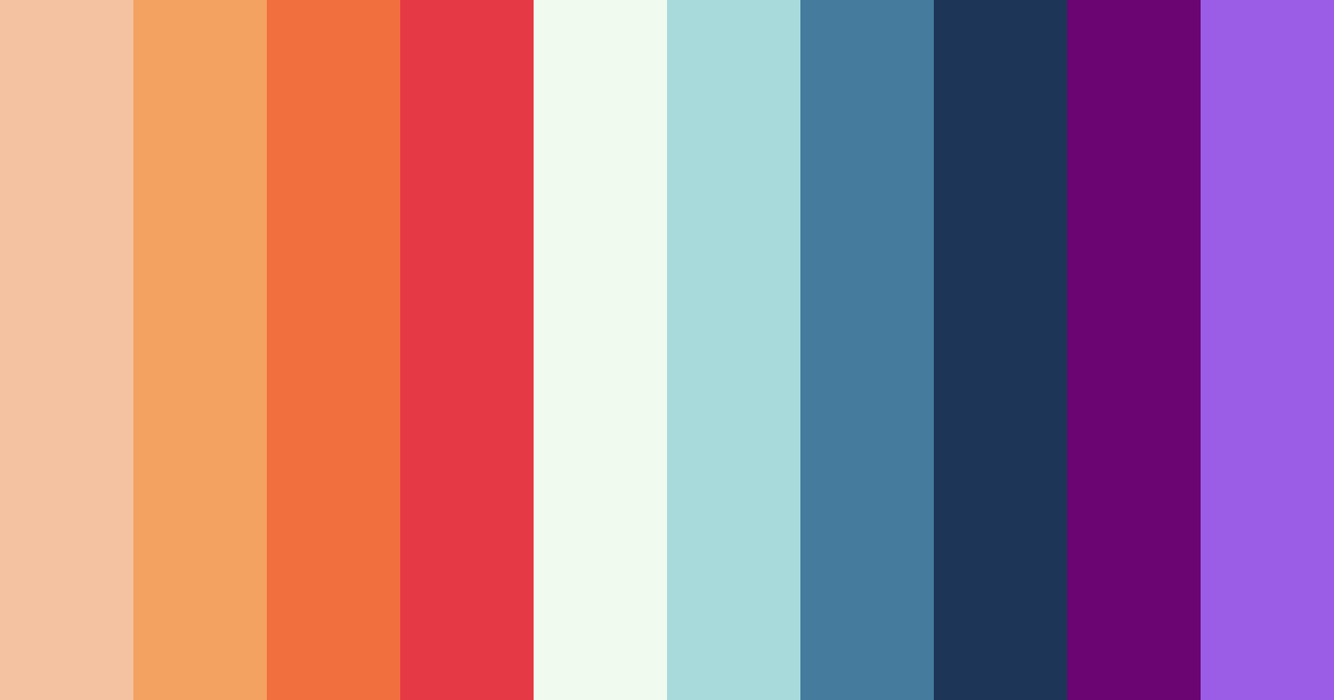 Download mechanikoi dreams color palette PNG image (landscape)