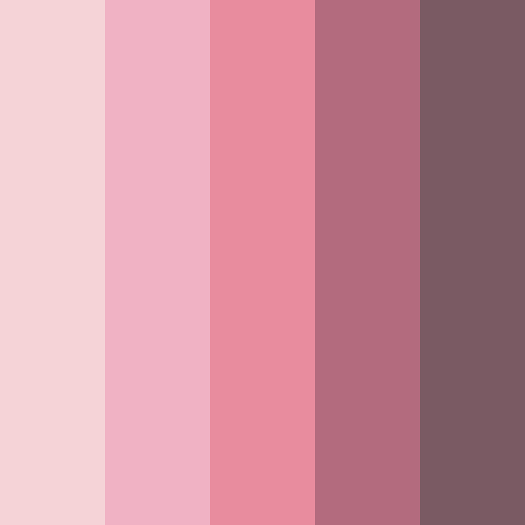 Download blushing shadows color palette PNG image (square)