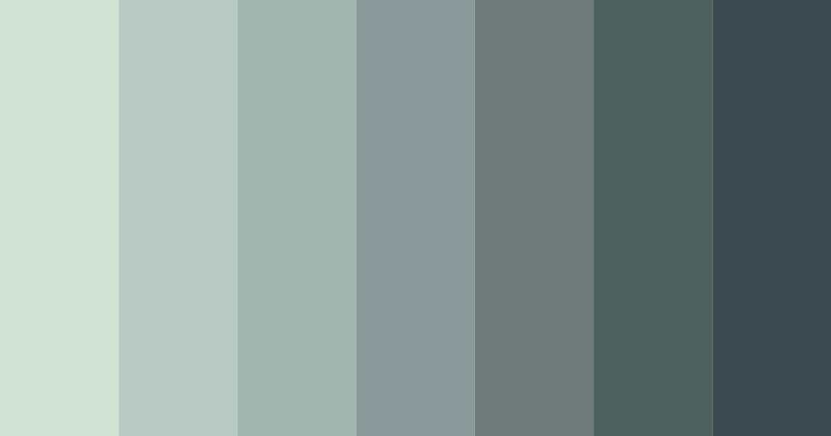 Download dim green grey color palette PNG image (landscape)