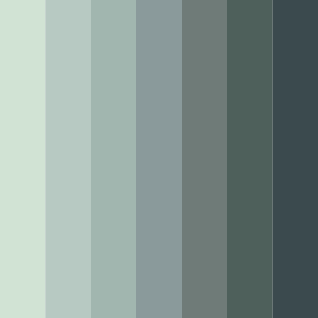 Download dim green grey color palette PNG image (square)