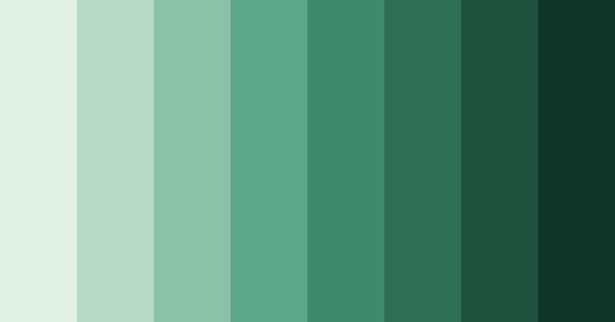 Download shades of olive color palette PNG image (landscape)