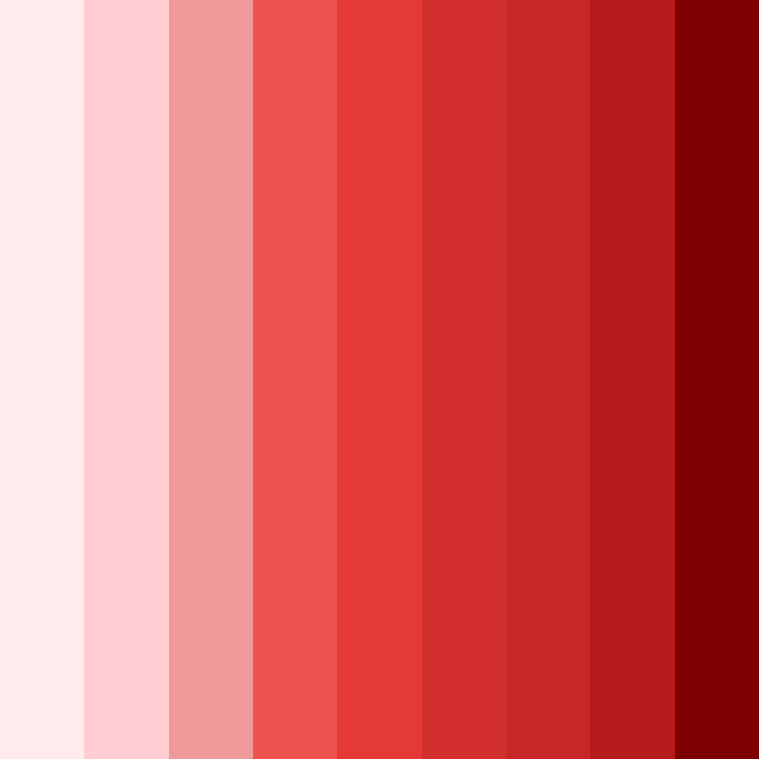 Download china red shades color palette PNG image (square)