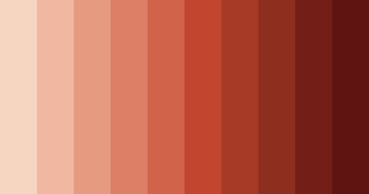 Download caramel red color palette PNG image (landscape)