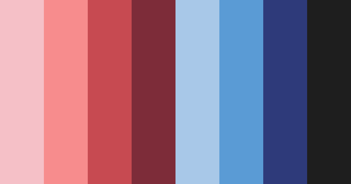 Download red night color palette PNG image (landscape)