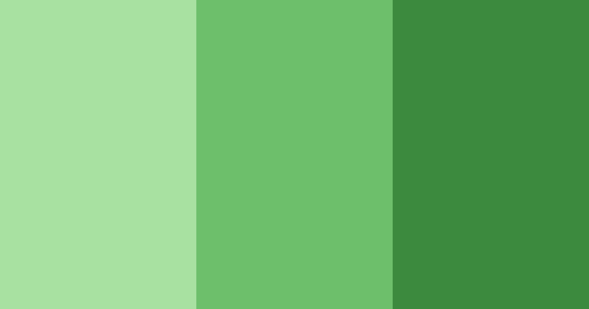 Download emerald harmony color palette PNG image (landscape)