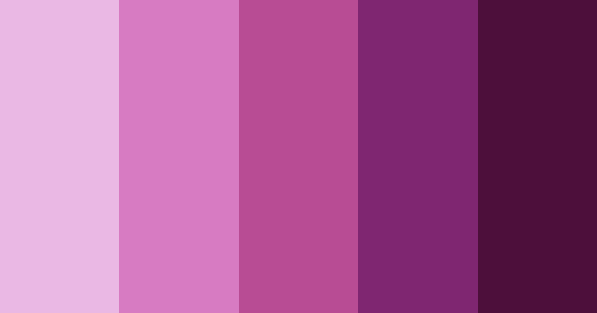 Download enchanting amethyst color palette PNG image (landscape)