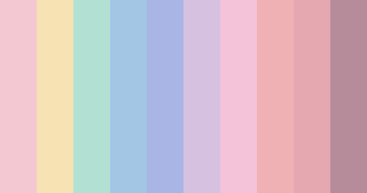 Download whimsical whispers color palette PNG image (landscape)
