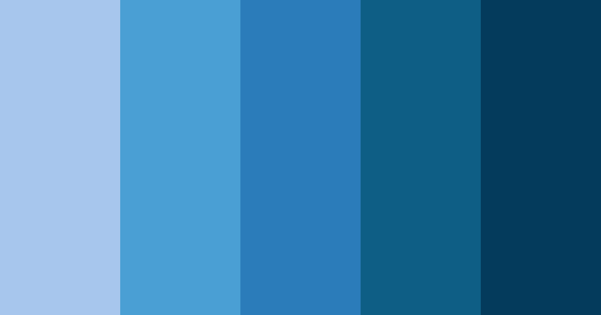 Download corporate cascade color palette PNG image (landscape)