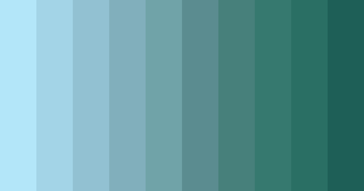 Download ocean breeze serenity color palette PNG image (landscape)