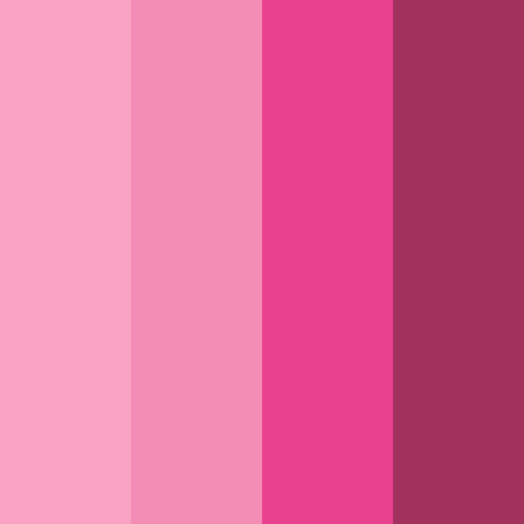 Download blush blossom color palette PNG image (square)