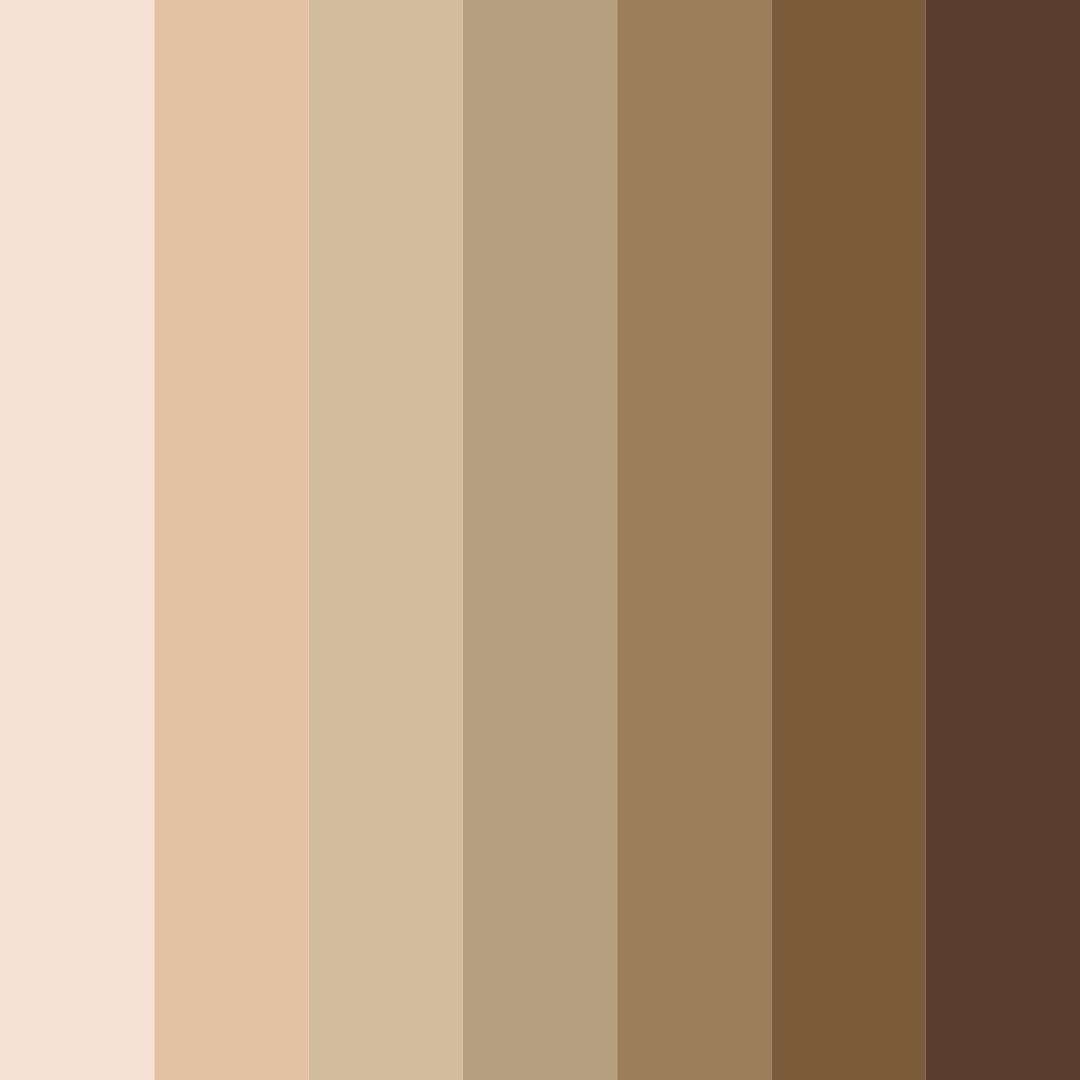 Download warm earth embrace color palette PNG image (square)