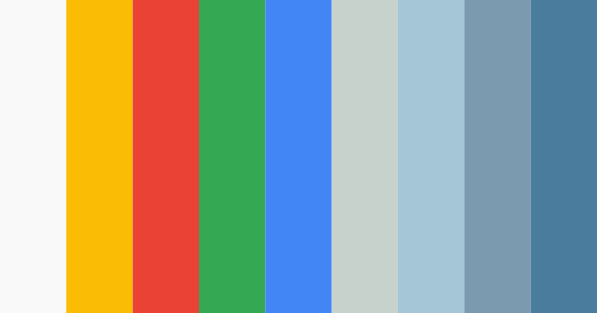 Download colorful google color palette PNG image (landscape)