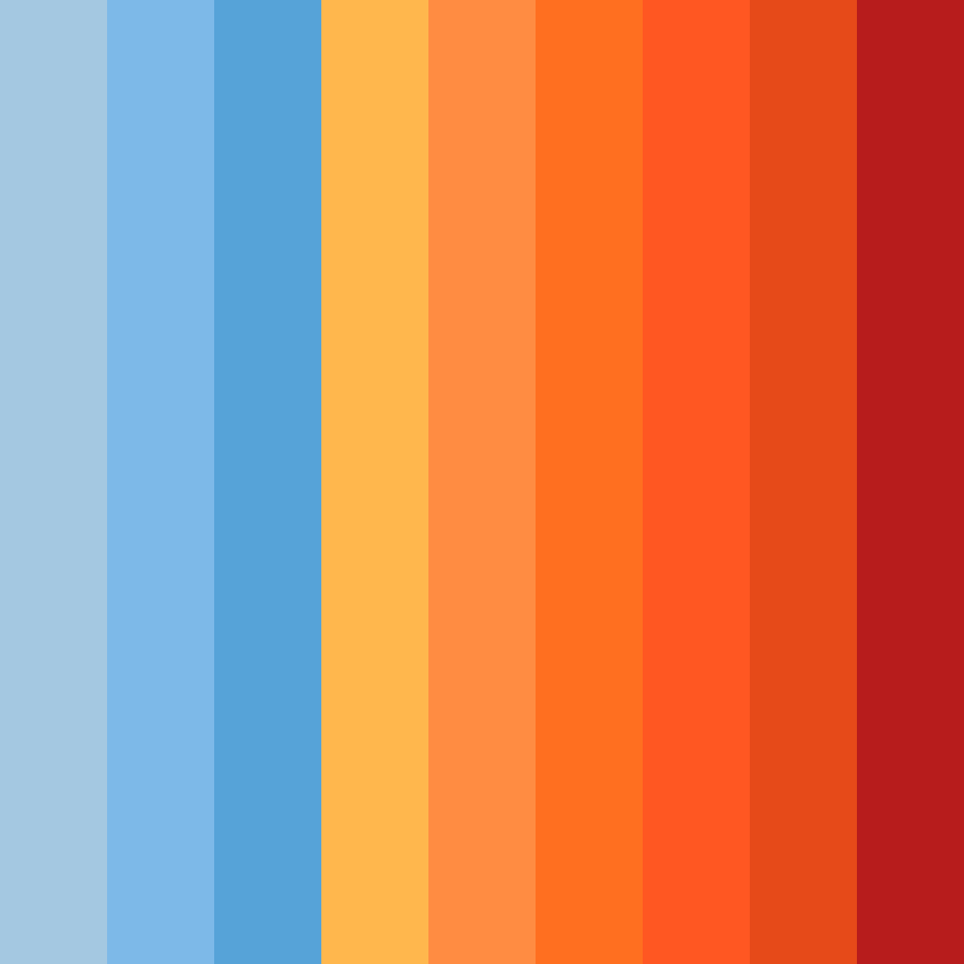 Download electric sunset color palette PNG image (square)