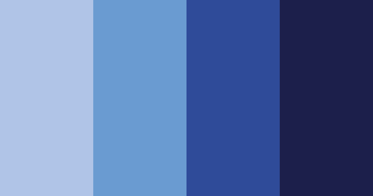 Download blue night color palette PNG image (landscape)