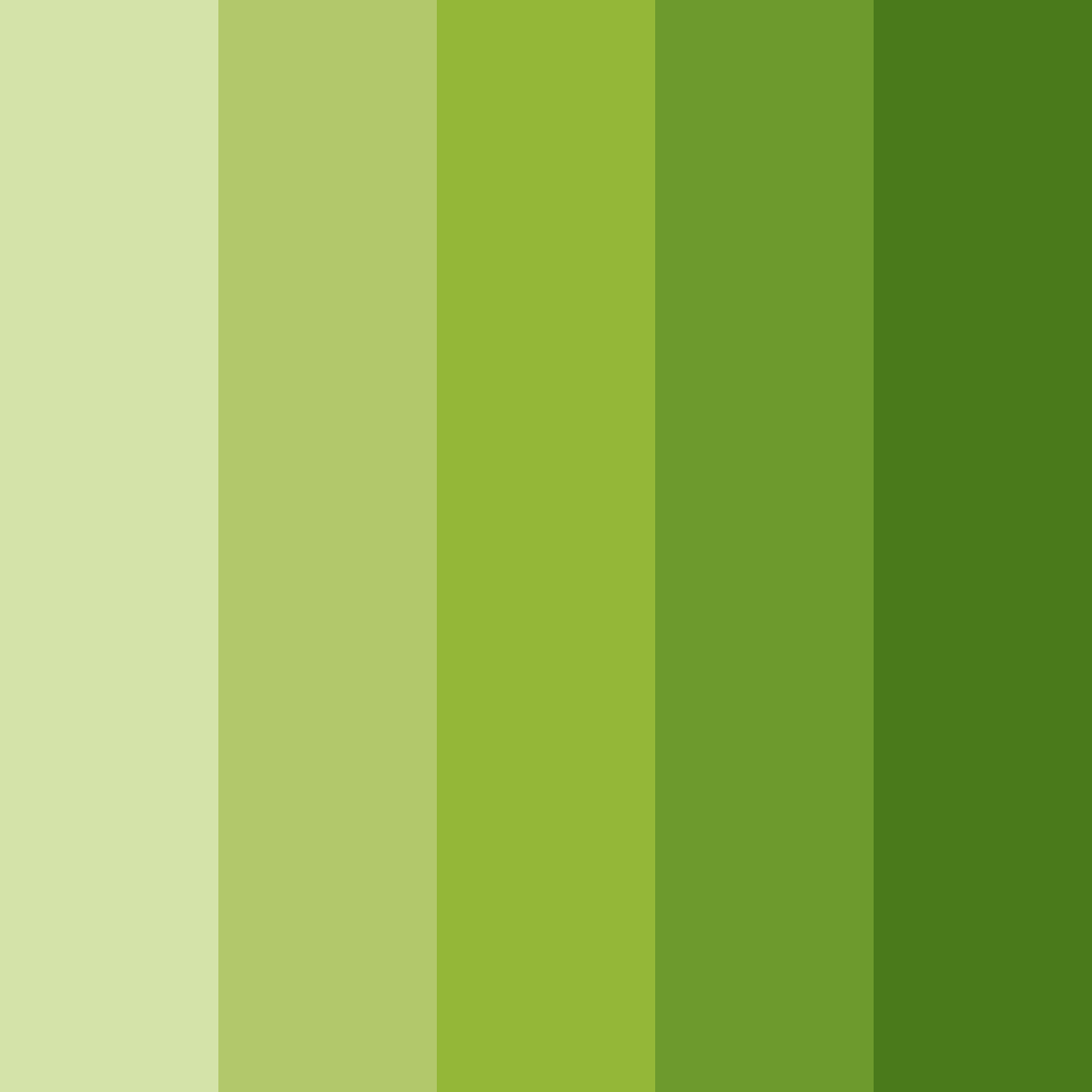 Download nature's whisper color palette PNG image (square)