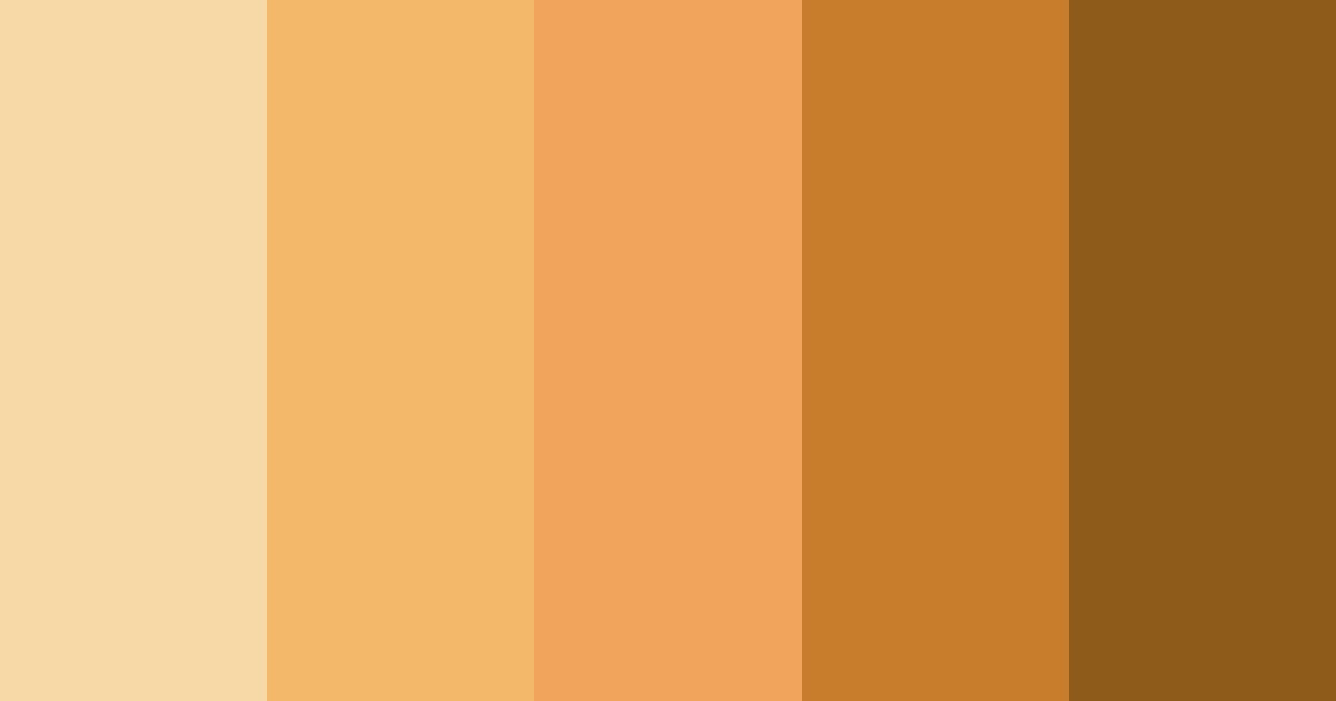 Download brown dog color palette PNG image (landscape)