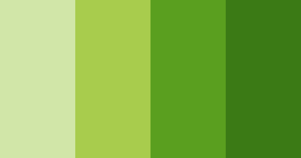Download verdant harmony color palette PNG image (landscape)