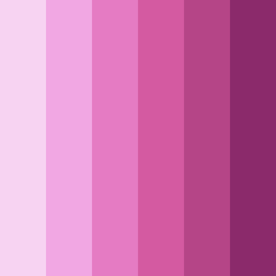 Download pink unicorn color palette PNG image (square)