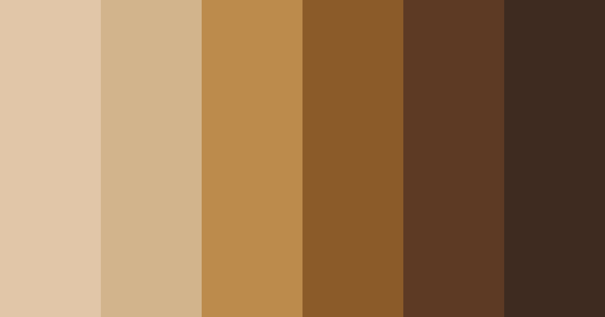 Download rustic earthtones color palette PNG image (landscape)