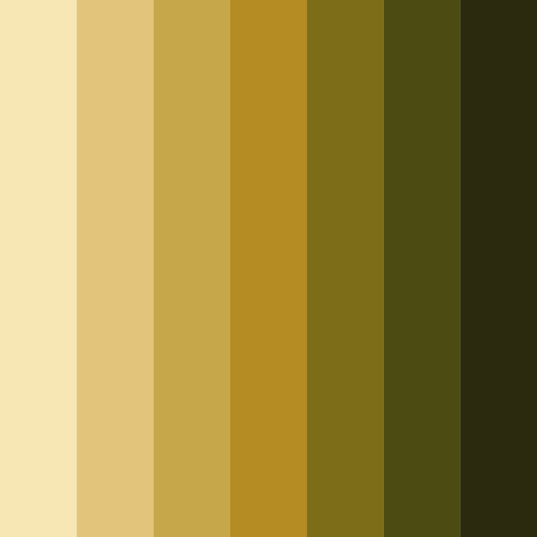 Download golden eclipse color palette PNG image (square)